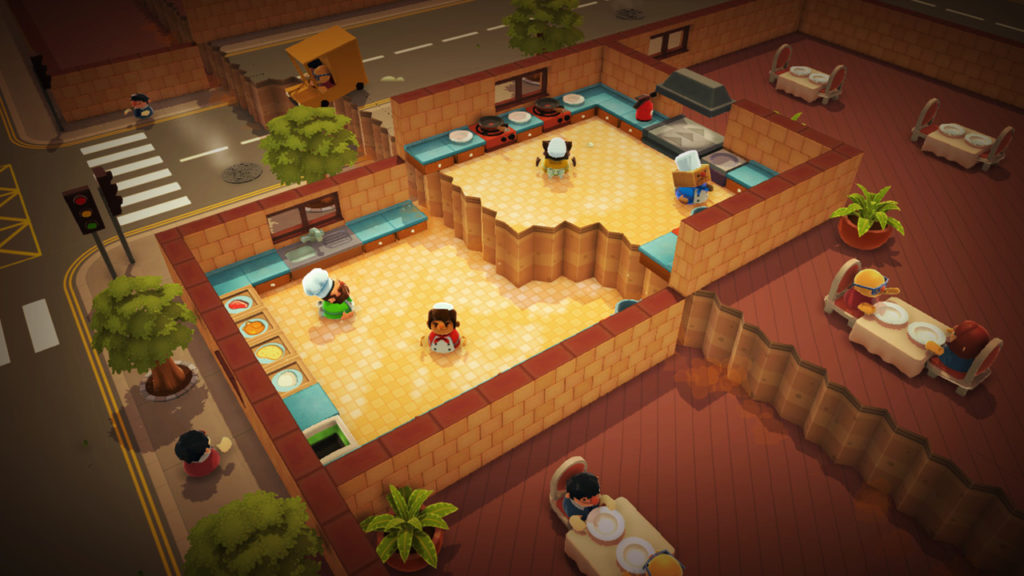 Overcooked как играть вдвоем на клавиатуре