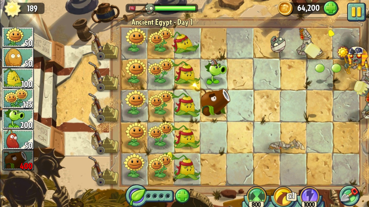 Plants Vs. Zombies 2 V6.4.2 / Бесплатные Покупки, Plants Of.