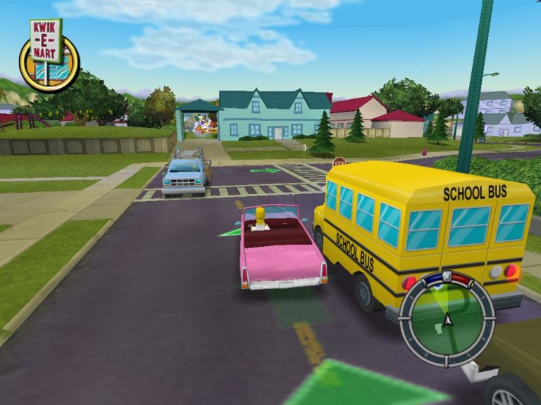 Simpsons hit and run как изменить разрешение экрана