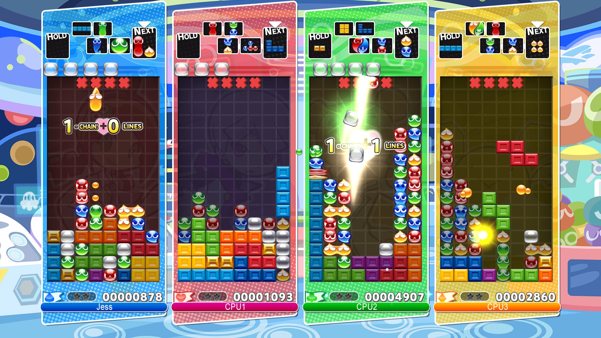 Играть тетрис жвачки. Puyo Puyo Tetris 2. Тетрис геймплей. Игры типа Тетрис. Тетрис компьютер.