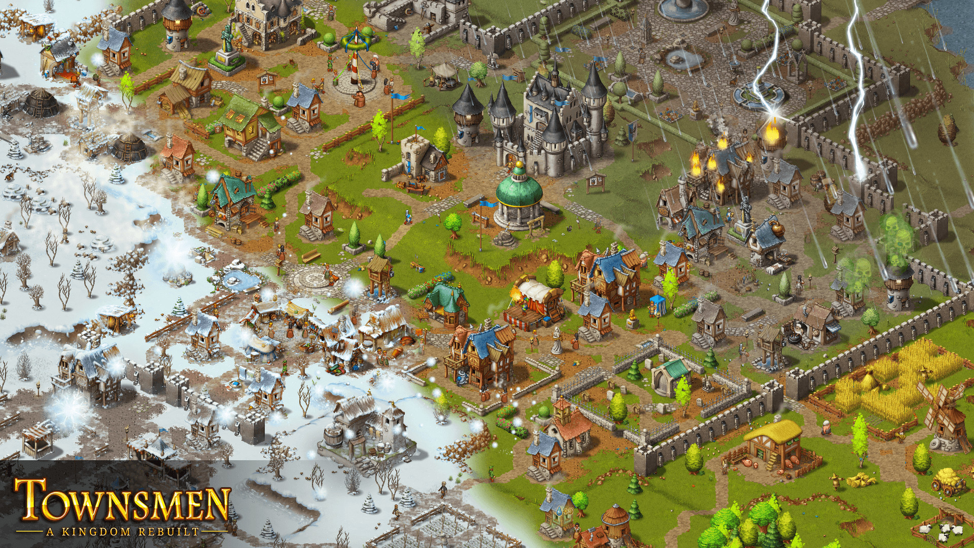 скачать Townsmen — A Kingdom Rebuilt (последняя версия) бесплатно торрент  на ПК